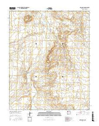Newcomb NE New Mexico Current topographic map, 1:24000 scale, 7.5 X 7.5 Minute, Year 2017