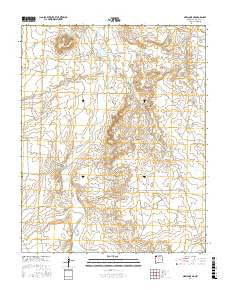 Newcomb NE New Mexico Current topographic map, 1:24000 scale, 7.5 X 7.5 Minute, Year 2017