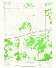 Newkirk New Mexico Historical topographic map, 1:24000 scale, 7.5 X 7.5 Minute, Year 1964