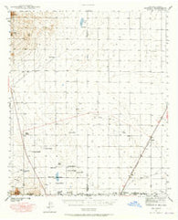Newman New Mexico Historical topographic map, 1:62500 scale, 15 X 15 Minute, Year 1940