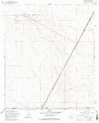Newman New Mexico Historical topographic map, 1:24000 scale, 7.5 X 7.5 Minute, Year 1955
