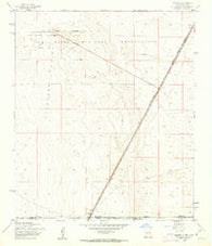 Newman New Mexico Historical topographic map, 1:24000 scale, 7.5 X 7.5 Minute, Year 1955