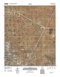 Newman New Mexico Historical topographic map, 1:24000 scale, 7.5 X 7.5 Minute, Year 2010