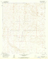 Newman NE New Mexico Historical topographic map, 1:24000 scale, 7.5 X 7.5 Minute, Year 1955