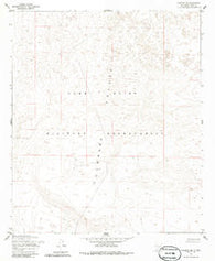 Newman NE New Mexico Historical topographic map, 1:24000 scale, 7.5 X 7.5 Minute, Year 1955
