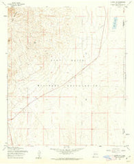 Newman NW New Mexico Historical topographic map, 1:24000 scale, 7.5 X 7.5 Minute, Year 1955