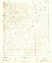 Newman NW New Mexico Historical topographic map, 1:24000 scale, 7.5 X 7.5 Minute, Year 1955