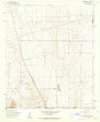 Newman SW New Mexico Historical topographic map, 1:24000 scale, 7.5 X 7.5 Minute, Year 1955