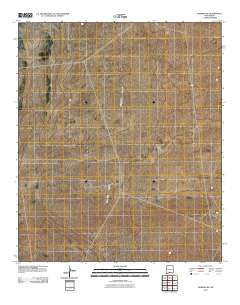 Newman NE New Mexico Historical topographic map, 1:24000 scale, 7.5 X 7.5 Minute, Year 2010