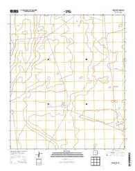 Newman NE New Mexico Historical topographic map, 1:24000 scale, 7.5 X 7.5 Minute, Year 2013