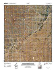 Newman NW New Mexico Historical topographic map, 1:24000 scale, 7.5 X 7.5 Minute, Year 2010