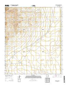 Newman NW New Mexico Historical topographic map, 1:24000 scale, 7.5 X 7.5 Minute, Year 2013