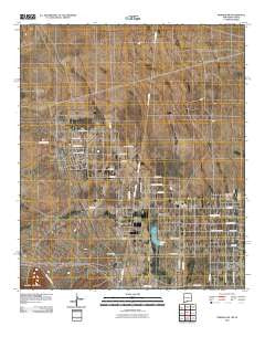 Newman SW New Mexico Historical topographic map, 1:24000 scale, 7.5 X 7.5 Minute, Year 2010