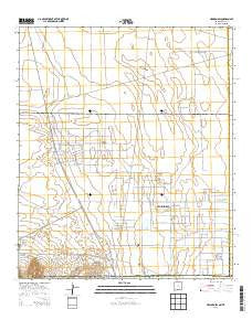 Newman SW New Mexico Historical topographic map, 1:24000 scale, 7.5 X 7.5 Minute, Year 2013