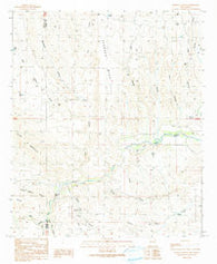 Nichols Canyon New Mexico Historical topographic map, 1:24000 scale, 7.5 X 7.5 Minute, Year 1990