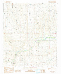 Nichols Canyon New Mexico Historical topographic map, 1:24000 scale, 7.5 X 7.5 Minute, Year 1990