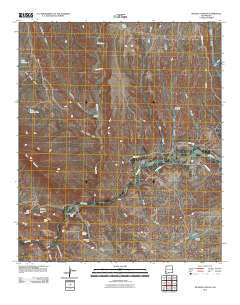 Nichols Canyon New Mexico Historical topographic map, 1:24000 scale, 7.5 X 7.5 Minute, Year 2010