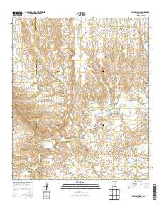 Nichols Canyon New Mexico Historical topographic map, 1:24000 scale, 7.5 X 7.5 Minute, Year 2013