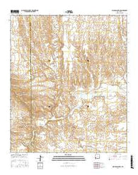 Nichols Canyon New Mexico Current topographic map, 1:24000 scale, 7.5 X 7.5 Minute, Year 2017