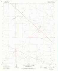 Ninemile Hill New Mexico Historical topographic map, 1:24000 scale, 7.5 X 7.5 Minute, Year 1964
