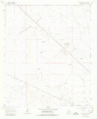 Ninemile Hill New Mexico Historical topographic map, 1:24000 scale, 7.5 X 7.5 Minute, Year 1964