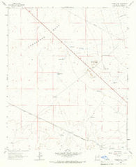Ninemile Hill New Mexico Historical topographic map, 1:24000 scale, 7.5 X 7.5 Minute, Year 1964