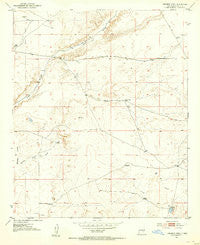 Ninemile Well New Mexico Historical topographic map, 1:24000 scale, 7.5 X 7.5 Minute, Year 1951