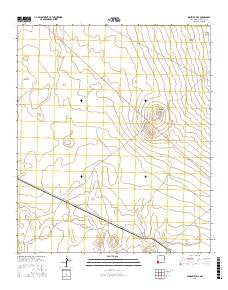 Ninemile Hill New Mexico Current topographic map, 1:24000 scale, 7.5 X 7.5 Minute, Year 2017
