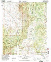 Nogal New Mexico Historical topographic map, 1:24000 scale, 7.5 X 7.5 Minute, Year 2004