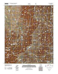 Nogal New Mexico Historical topographic map, 1:24000 scale, 7.5 X 7.5 Minute, Year 2011