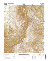 Nogal New Mexico Current topographic map, 1:24000 scale, 7.5 X 7.5 Minute, Year 2013