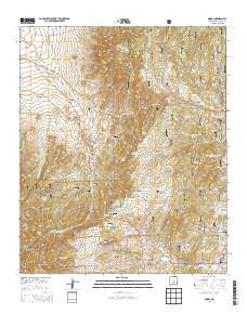 Nogal New Mexico Current topographic map, 1:24000 scale, 7.5 X 7.5 Minute, Year 2013