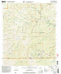 Nogal Peak New Mexico Historical topographic map, 1:24000 scale, 7.5 X 7.5 Minute, Year 2004