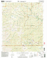 Nogal Peak New Mexico Historical topographic map, 1:24000 scale, 7.5 X 7.5 Minute, Year 2004