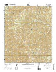 Nogal Peak New Mexico Current topographic map, 1:24000 scale, 7.5 X 7.5 Minute, Year 2013
