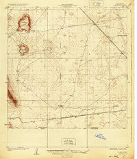 Noria New Mexico Historical topographic map, 1:62500 scale, 15 X 15 Minute, Year 1918