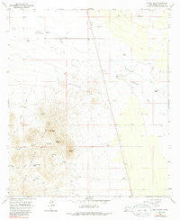 North PeAk New Mexico Historical topographic map, 1:24000 scale, 7.5 X 7.5 Minute, Year 1965