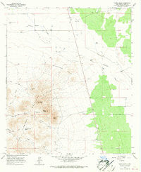 North Peak New Mexico Historical topographic map, 1:24000 scale, 7.5 X 7.5 Minute, Year 1965