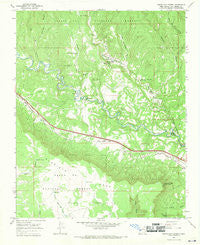 North San Ysidro New Mexico Historical topographic map, 1:24000 scale, 7.5 X 7.5 Minute, Year 1966