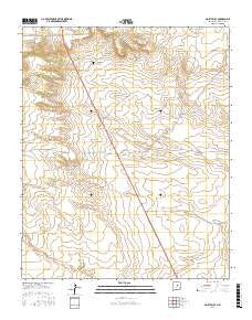North Lucy New Mexico Current topographic map, 1:24000 scale, 7.5 X 7.5 Minute, Year 2017