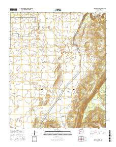 North Pasture New Mexico Current topographic map, 1:24000 scale, 7.5 X 7.5 Minute, Year 2017