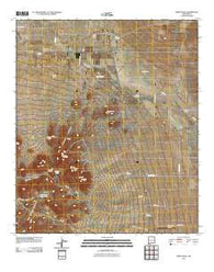 North Peak New Mexico Historical topographic map, 1:24000 scale, 7.5 X 7.5 Minute, Year 2010