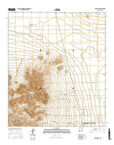North Peak New Mexico Current topographic map, 1:24000 scale, 7.5 X 7.5 Minute, Year 2017