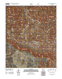 North San Ysidro New Mexico Historical topographic map, 1:24000 scale, 7.5 X 7.5 Minute, Year 2011