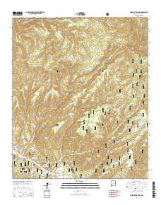 North Star Mesa New Mexico Current topographic map, 1:24000 scale, 7.5 X 7.5 Minute, Year 2017
