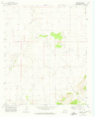 Norton New Mexico Historical topographic map, 1:24000 scale, 7.5 X 7.5 Minute, Year 1971