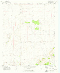 Norton New Mexico Historical topographic map, 1:24000 scale, 7.5 X 7.5 Minute, Year 1971