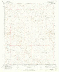 Nose Rock New Mexico Historical topographic map, 1:24000 scale, 7.5 X 7.5 Minute, Year 1970