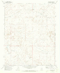 Nose Rock New Mexico Historical topographic map, 1:24000 scale, 7.5 X 7.5 Minute, Year 1970