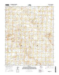 Nose Rock New Mexico Current topographic map, 1:24000 scale, 7.5 X 7.5 Minute, Year 2017